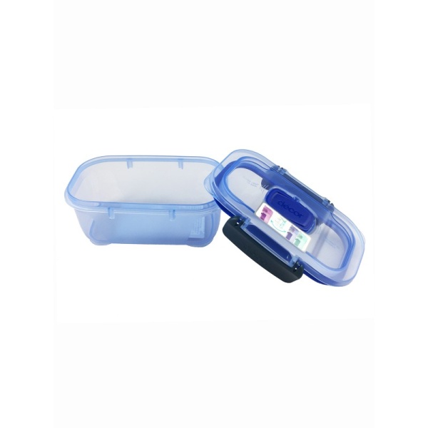 DECOR / Контейнер GO LUNCH BOX модульный прямоугольный с клапаном 300мл, синий (101166)