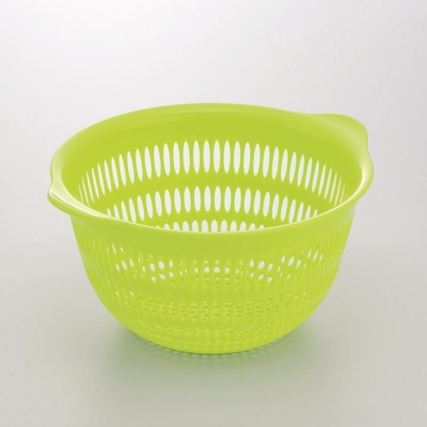 Inomata / Дуршлаг Д19см ЗЕЛЕНЫЙ (100312)