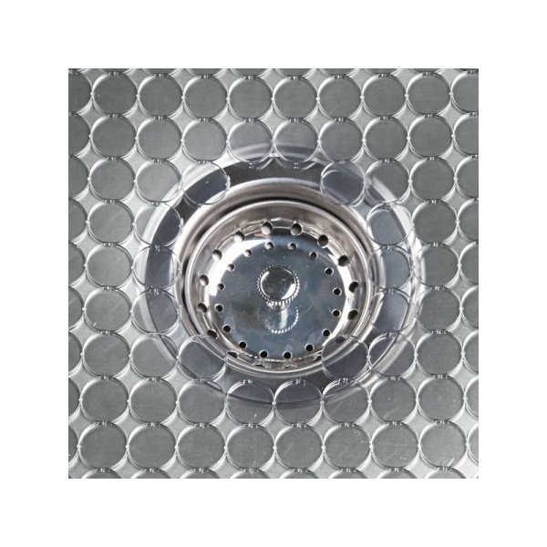 InterDesign / Коврик для раковины ORBZ 39х30,5см дымчато-серый (101292)