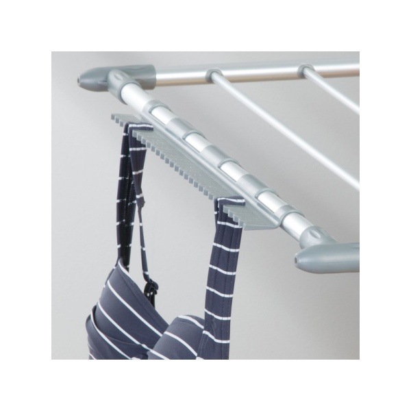 InterDesign / Сушилка для белья Brezio горизонтальная раскладная многоуровневая стальная (100875)