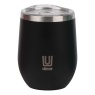 DECOR / Термокружка WINE&COFFEE нержавеющая сталь, вакуумная изоляция 350мл, черный (101182)