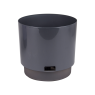 Горшок для растений WATERMATIC 4.8л 215мм темно-серый (101332)