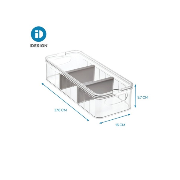 InterDesign / Контейнер CRISP для холодильника со съемными разделителями 37,6х16х9,5 (101295)