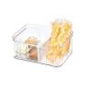 InterDesign / Контейнер для хранения Crisp глубокий с разделителем пластиковый (100845)
