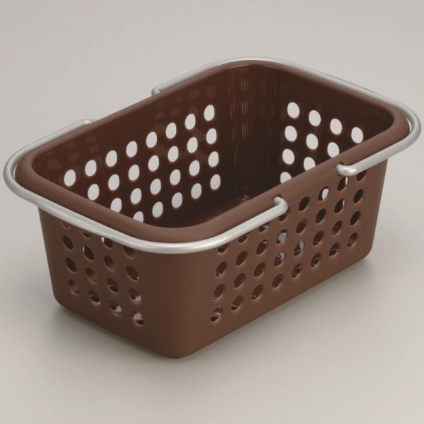 Inomata / Корзина 250*167*99мм с ручками ШОКОЛАД (100405)