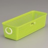 Inomata / Корзина   262*97*70мм с ручками ЛАЙМ (100406)