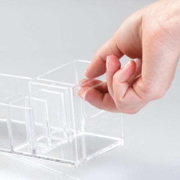 InterDesign / Органайзер Clarity Multi для хранения 8 отделений (100894)