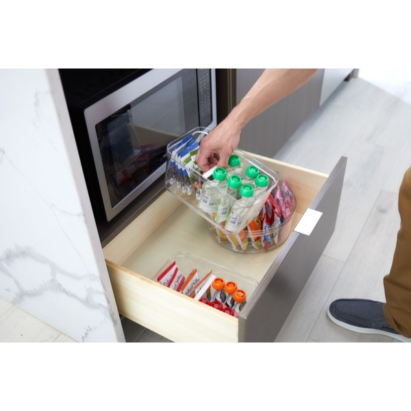 InterDesign / Контейнер CRISP универсальный со съемным  разделителем 15.2х25.4х12.7см (101298)