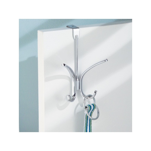 InterDesign / Вешалка надверная Axis 4 крючка стальная (100873)