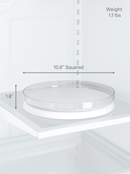 Подставка FridgeView вращающаяся с силиконовым ковриком для холодильника 27.3х27.3х4.6см (101548)