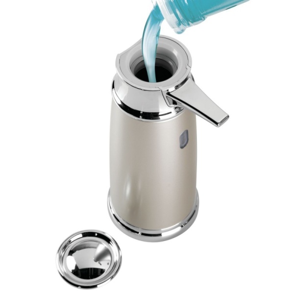 InterDesign / Сенсорный диспенсер для жидкого мыла Interdesign жемчужный/хром (100733)