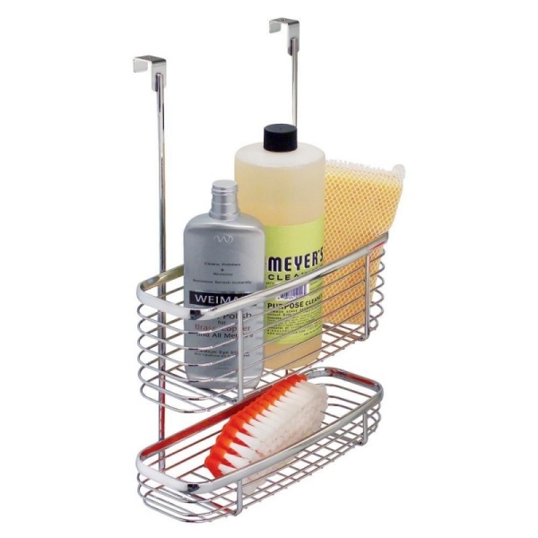 InterDesign / Двойная корзина на дверцу шкафа Axis Сталь (100692)