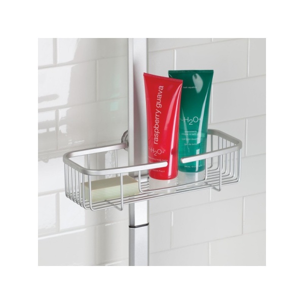 InterDesign / Стойка для ванной комнаты Affixx с 3 полками самоклеющаяся (100829)