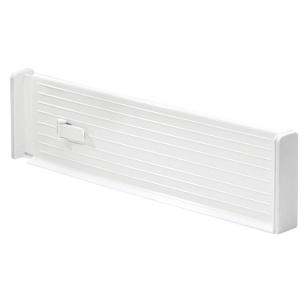 InterDesign / Набор разделителей в выдвижной ящик 2штуки 33.7-51.4см белый (101271)