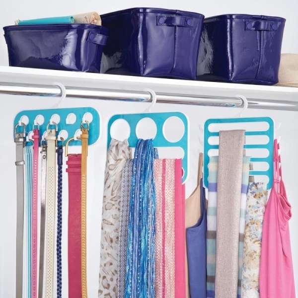 InterDesign / Вешалка для платков и аксессуаров Remy Бирюзовая (100076)