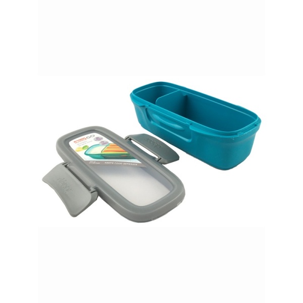 DECOR / Ланч-бокс GO с разделителем 500мл, бирюза (101156)
