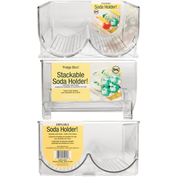 InterDesign / Отсек для хранения бутылок в холодильнике пластик (100189)