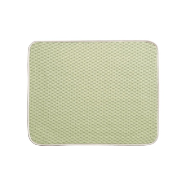 InterDesign / Коврик для сушки посуды микрофибра светло-зеленый 45х40см (100889)