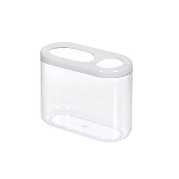 InterDesign / Стакан FINN для зубных щеток овальный с разделением пластиковый (101222)