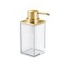 InterDesign / Диспенсер для жидкого мыла Clarity золотистый пластик/сталь 296мл (100809)