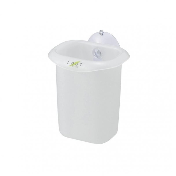 Inomata / Корзина   103*68*81мм на присоске БЕЛЫЙ (100367)