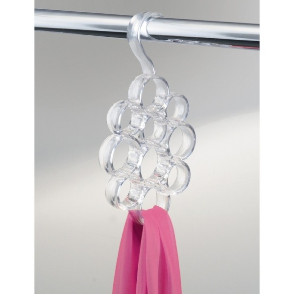 InterDesign / Вешалка-улей для шарфов и платков Clarity (100015)