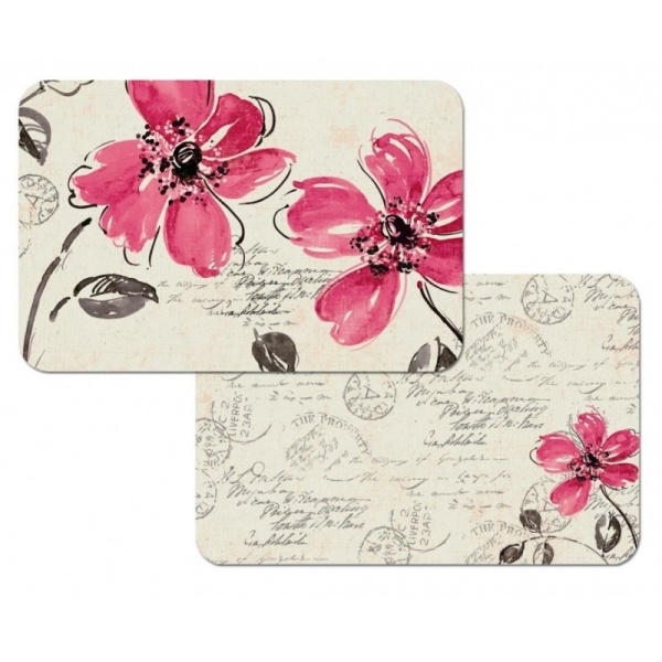 Conimar / Комплект сервировочных салфеток "Розовый цветок" 4 шт (100237)