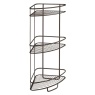 InterDesign / Полка угловая аксис тройная напольная 31х20х65 см бронза (100162)