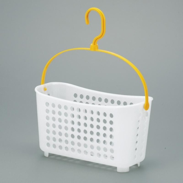 Inomata / Корзина   234*107*129мм с вешалкой БЕЛЫЙ (100395)