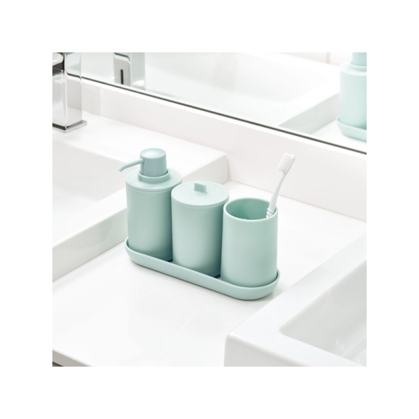 InterDesign / Диспенсер для жидкого мыла Soft Aqua пластик морская волна (100814)