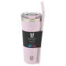 DECOR / Термокружка SMOOTHIE TUBBLER нержавеющая сталь, вакуумная изоляция 350мл, розовый (101183)