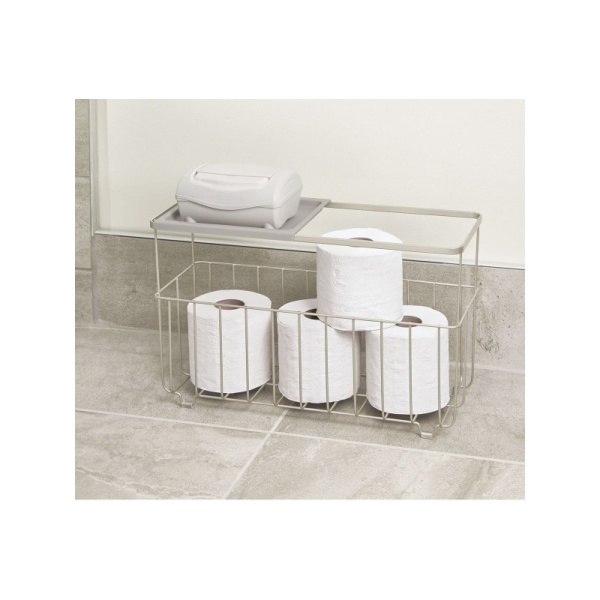 InterDesign / Полка для ванных принадлежностей EVERETT металл (101219)