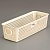 Inomata / Корзина   262*97*70мм с ручками СЛОНОВАЯ КОСТЬ (100408)