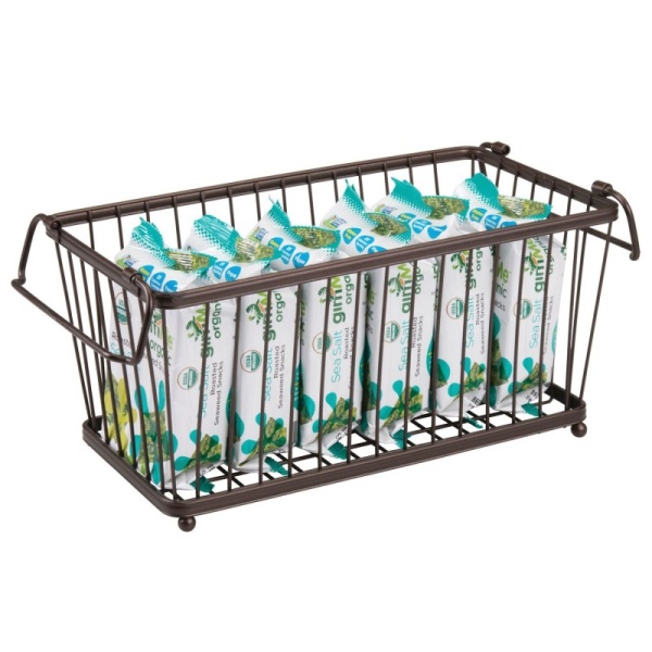 InterDesign / Корзина для хранения York Lyra с ручками 31.8х16.5х15.2 см (100904)