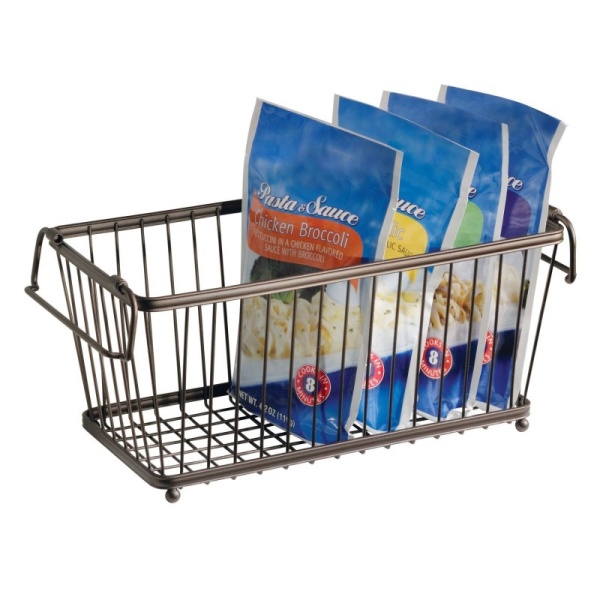 InterDesign / Корзина для хранения York Lyra с ручками 31.8х16.5х15.2 см (100904)