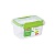 DECOR / Контейнер пищевой PREMIUM MATCH-UPS CLIPS прямоугольный зеленый 350мл (101040)