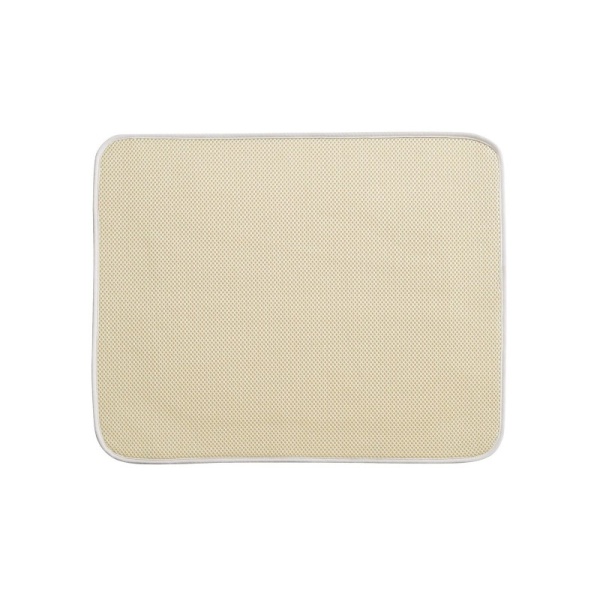 InterDesign / Коврик для сушки посуды микрофибра бежевый 45х40см (100884)