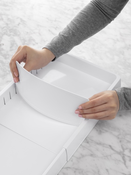 Органайзер Storalid для хранения крышек настраиваемый 26.8х34.3-57.1х13.7см (101524)