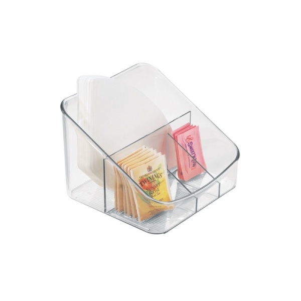 InterDesign / Органайзер для пакетиков с 4 отделениями Linus (100057)