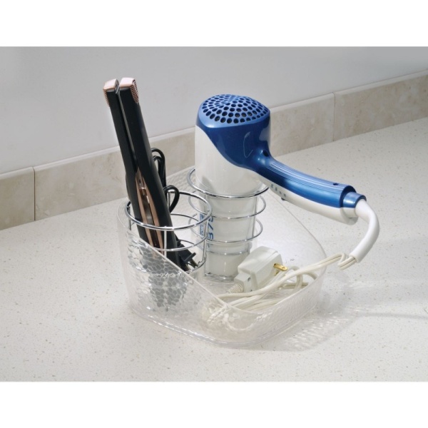 InterDesign / Держатель для фена и щипцов для завивки Rain (100685)