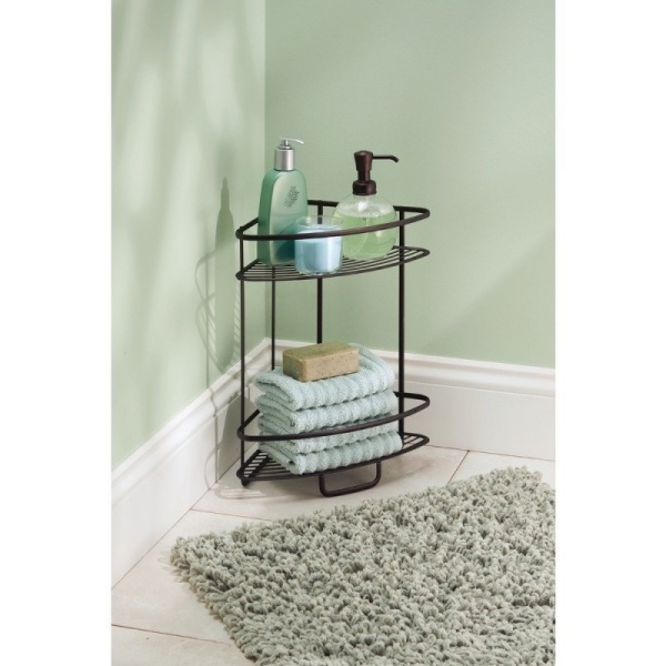 InterDesign / Угловая полка для ванной Axis Бронза (100055)