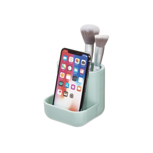 InterDesign / Органайзер для ванных принадлежностей Soft Aqua 3 отделения пластик морская волна (100817)