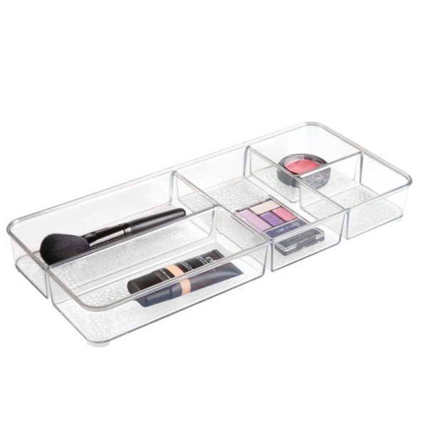 InterDesign / Лоток в выдвижной ящик стола Clear Rain 5 отделений (100927)