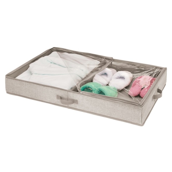 InterDesign / Кофр для хранения под кроватью Aldo 2 отсека (100589)