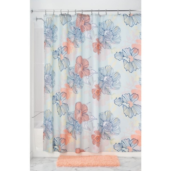 InterDesign / Штора для ванной эльза полиэстр 180х180 см (100175)