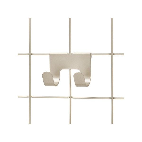 InterDesign / Двойной крючок-вешалка для настенной модульной панели-сетки Jayce (100869)