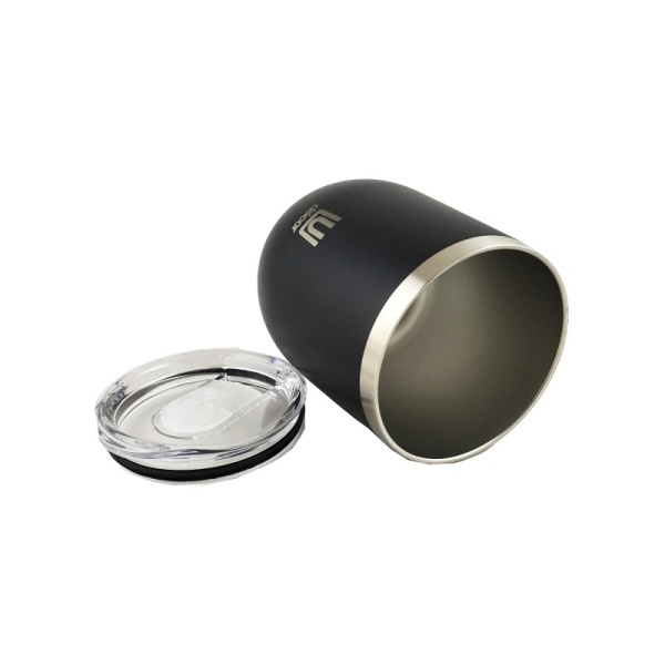 DECOR / Термокружка WINE&COFFEE нержавеющая сталь, вакуумная изоляция 350мл, черный (101182)