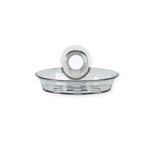 BETTER LIVING / Мыльница IMPRESS настенная на присоске дымчато-серая (101024)