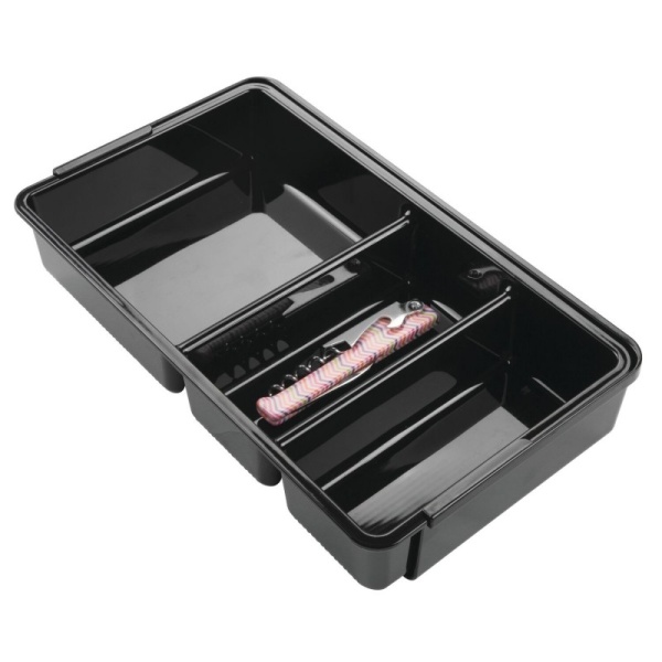 InterDesign / Лоток Linus для кухонных аксессуаров, канцелярии раздвижной 17.8-30.5см (101284)