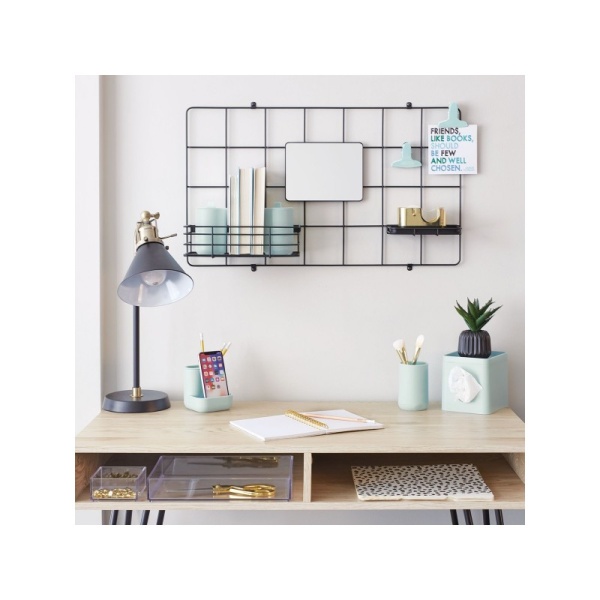 InterDesign / Органайзер для ванных принадлежностей Soft Aqua 3 отделения пластик морская волна (100817)